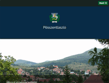 Tablet Screenshot of pilisszentlaszlo.hu